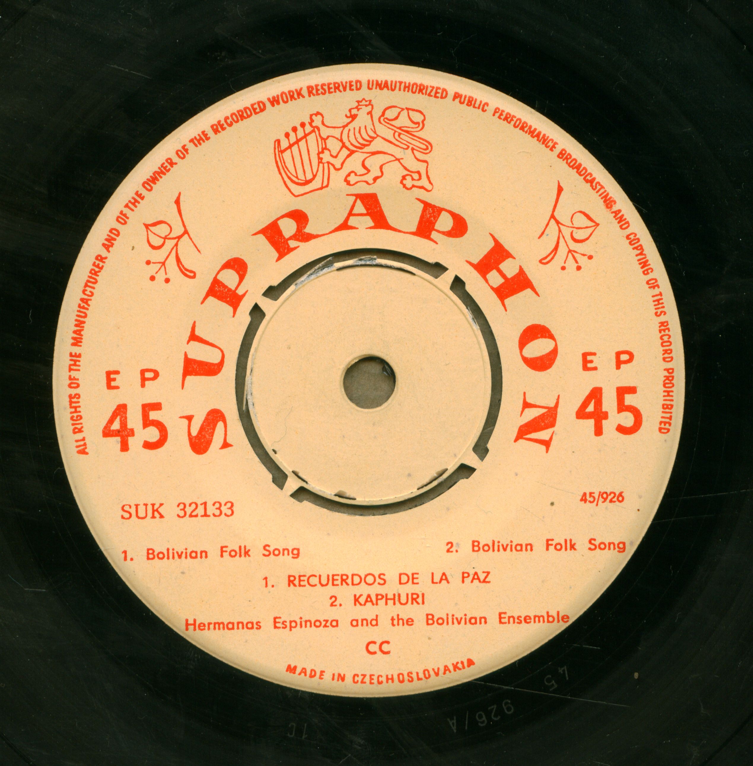 Bolivian folk songs